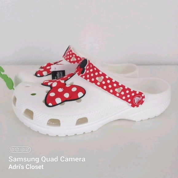 Crocs Disney Minnie Mouse Girls Clog Size J4 - Picture 1 of 8